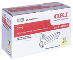 OKI - Bęben wiatłoczuły do C610 YELLOW (do 20k)  44315105 цена и информация | Картриджи для лазерных принтеров | pigu.lt