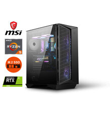 MSI GunGir 110M Ryzen 7 5700G 8GB 512GB SSD M2 RTX 2060 6GB Windows 10 kaina ir informacija | Stacionarūs kompiuteriai | pigu.lt