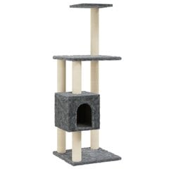 Draskyklė katėms su stovais iš sizalio, tamsiai pilka, 104cm kaina ir informacija | Draskyklės | pigu.lt