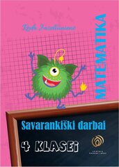 Matematika. Savarankiški darbai 4 klasei цена и информация | Рабочие тетради | pigu.lt
