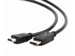 GEMBIRD KABEL DISPLAYPORT M -> HDMI M 1M цена и информация | Кабели и провода | pigu.lt