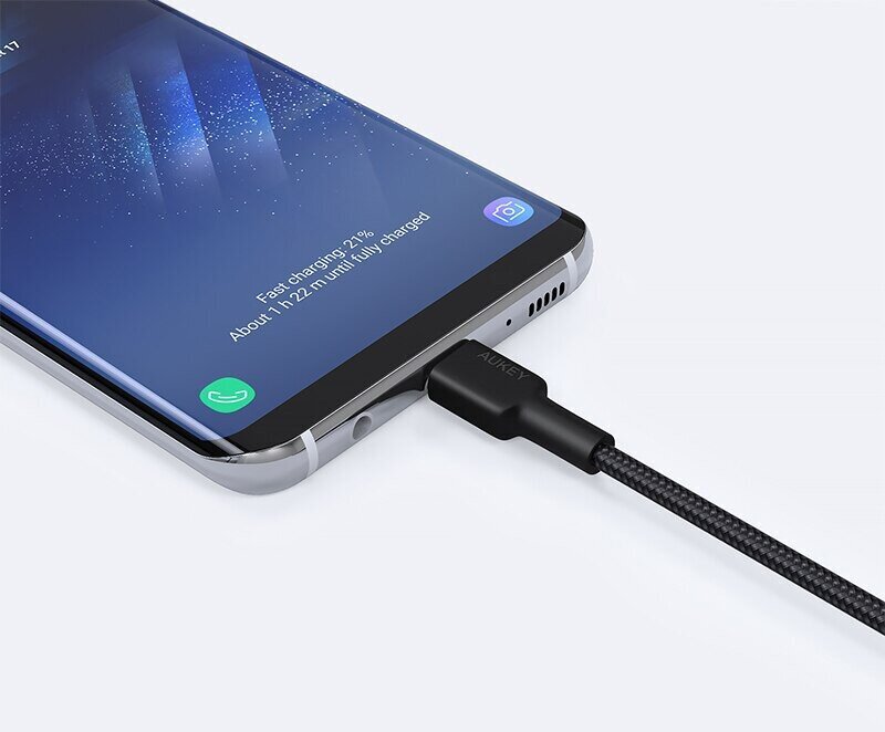 Aukey CB-CA3 OEM, USB C-USB A 3.1, 3m kaina ir informacija | Laidai telefonams | pigu.lt