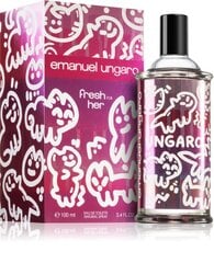 Tualetinis vanduo Emanuel Ungaro Fresh For Her EDT moterims 100 ml kaina ir informacija | Emanuel Ungaro Kvepalai, kosmetika | pigu.lt