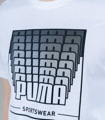 Мужская футболка Puma 848564*02, белая 4064535621495 цена и информация | Мужские футболки | pigu.lt