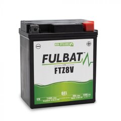 Аккумулятор Fulbat GTZ8V, 7 Ач 120 А EN 12В цена и информация | Мото аккумуляторы | pigu.lt