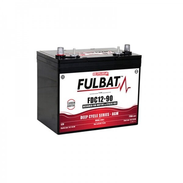 Akumuliatorius Fulbat FDC12-90 Dual 90Ah 12V kaina ir informacija | Akumuliatoriai | pigu.lt
