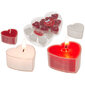 Širdelės formos arbatinių žvakučių rinkinys (8vnt.) kaina ir informacija | Dekoracijos šventėms | pigu.lt