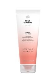 Tonizuojantis ir kondicionuojantis šampūnas dažytiems plaukams Rose Gold, 250ml цена и информация | Шампуни | pigu.lt