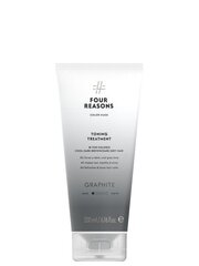 Plaukų kaukė dažytiems plaukams Four Reasons Graphite, 200ml цена и информация | Средства для укрепления волос | pigu.lt