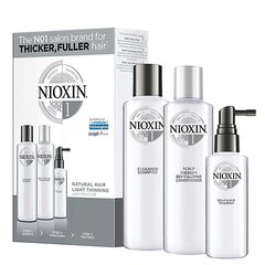Rinkinys Nioxin System 1 Trial: šampūnas, 150 ml + galvos odos priemonė, 150 ml + serumas, 50 ml kaina ir informacija | Balzamai, kondicionieriai | pigu.lt