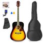 Akustinės gitaros rinkinys Sunburst MAX SoloJam kaina ir informacija | Gitaros | pigu.lt