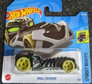 Automodelis Hot Wheels Skull Crusher 2022 - 014 - HCV44 kaina ir informacija | Žaislai berniukams | pigu.lt