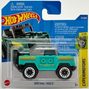 Automodelis Hot Wheels Bricking Trails 2022 - 027 - HCT36 kaina ir informacija | Žaislai berniukams | pigu.lt