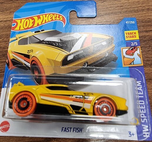 Automodelis Hot Wheels Fast Fish 2022 - 047 - HCV61 kaina ir informacija | Žaislai berniukams | pigu.lt