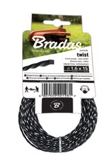 Trimerio valas Bradas TWIST, 2,7mm x 15m kaina ir informacija | Sodo technikos dalys | pigu.lt