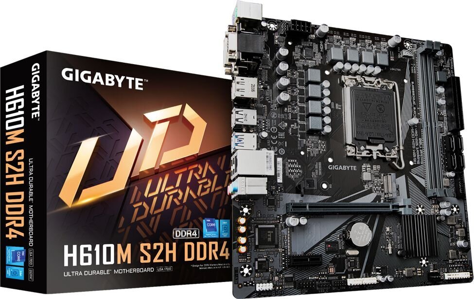 Gigabyte H610M S2H, DDR4 kaina ir informacija | Kompiuterių ventiliatoriai | pigu.lt