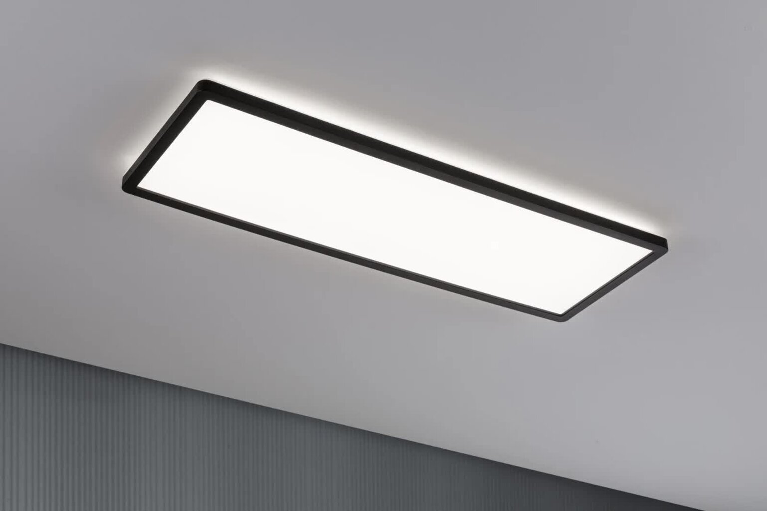 Paulmann LED panelė Atria Shine 3 žingsnių tamsumo stačiakampis 580x200 mm 4000K juoda kaina ir informacija | Įmontuojami šviestuvai, LED panelės | pigu.lt