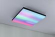 Paulmann LED panelė Velora Rainbow kvadratinė 450x450mm RGBW juoda kaina ir informacija | Įmontuojami šviestuvai, LED panelės | pigu.lt