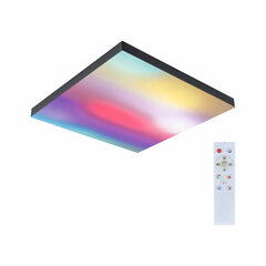 Paulmann LED panelė Velora Rainbow kvadratinė 450x450mm RGBW juoda kaina ir informacija | Įmontuojami šviestuvai, LED panelės | pigu.lt