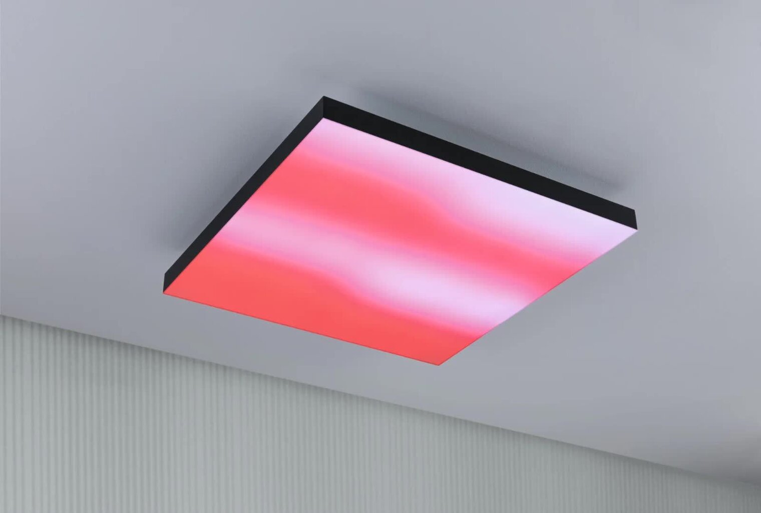 Paulmann LED panelė Velora Rainbow kvadratinė 450x450mm RGBW juoda kaina ir informacija | Įmontuojami šviestuvai, LED panelės | pigu.lt