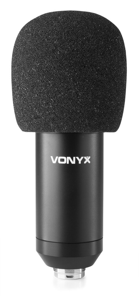 Vonyx CMS300B studijinis mikrofonas su stovu, USB juodas kaina ir informacija | Mikrofonai | pigu.lt