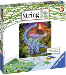 Рукоделия Ravensburger - String it Dinosaurs Midi, Li R18031 цена и информация | Развивающие игрушки | pigu.lt