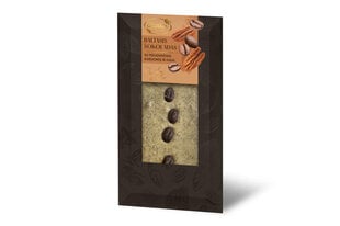 Baltasis šokoladas su pekaninėmis karijomis ir kava, 100 g (vokelyje) цена и информация | Сладости | pigu.lt