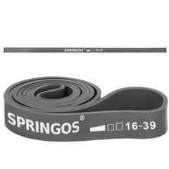 Резина сопротивления Springos FA0129, серая цена и информация | Фитнес-резинки, гимнастические кольца | pigu.lt