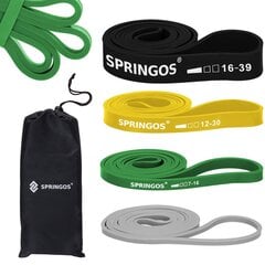 Набор резин сопротивления Springos FA0131 цена и информация | Фитнес-резинки, гимнастические кольца | pigu.lt