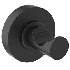 Крючок для полотенец Iom Ideal Standard, матовый черный цена и информация | Набор акскссуаров для ванной | pigu.lt