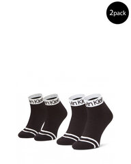 Moteriškos kojinės Calvin Klein BFN-G-341114 2 vnt., juodos kaina ir informacija | Moteriškos kojinės | pigu.lt