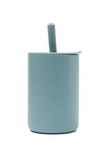 Чашка с крышкой чернично-синяя, Luumy цена и информация | Детская посуда, контейнеры для молока и еды | pigu.lt