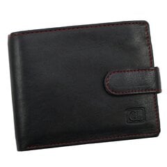 Piniginė vyrams Genuine Leather, juoda цена и информация | Мужские кошельки | pigu.lt