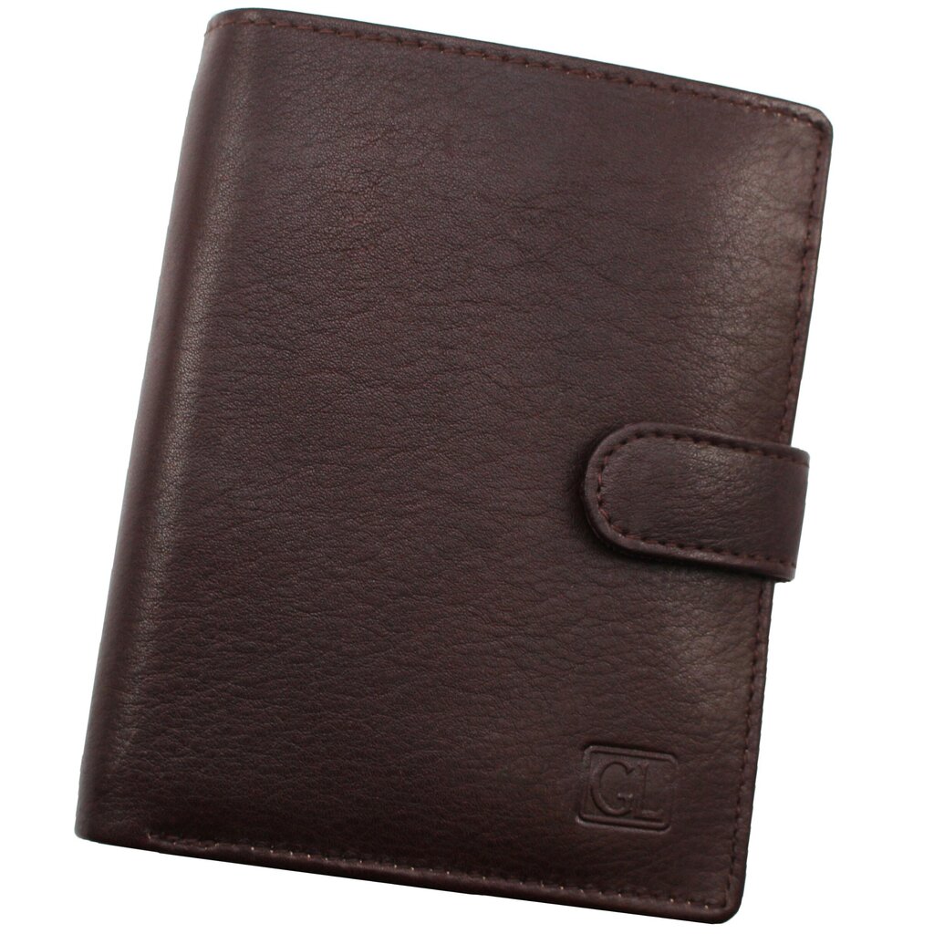 Piniginė vyrams Genuine Leather, ruda kaina ir informacija | Vyriškos piniginės, kortelių dėklai | pigu.lt