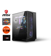 MSI GunGir 110M Ryzen 7 5700G 8GB 1TB SSD M2 1TB HDD RX 560 4GB Windows 10 kaina ir informacija | Stacionarūs kompiuteriai | pigu.lt