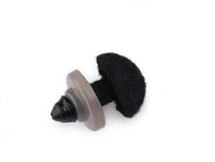 Nosytės žaislams velvetinės juodos 10x12mm kaina ir informacija | Papuošalų gamybai, vėrimui | pigu.lt