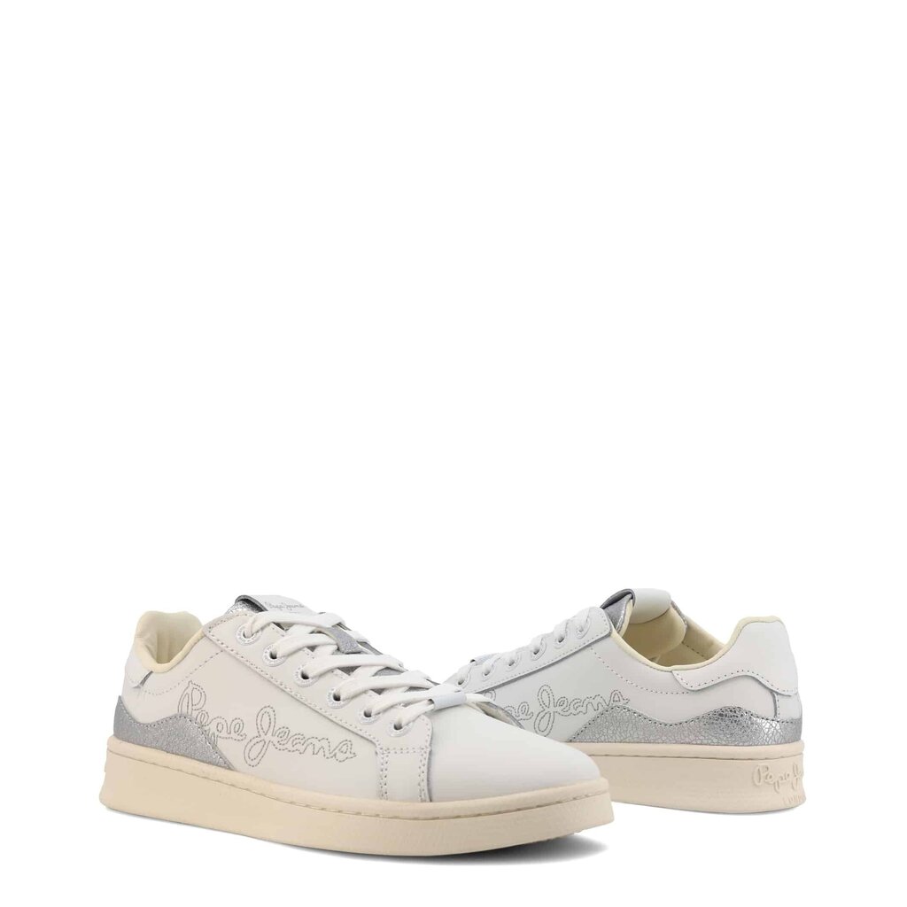 Sportiniai bateliai moterims Pepe Jeans MILTON_PLS31307 68177 MILTONPLS31307934SILVER, balti цена и информация | Sportiniai bateliai, kedai moterims | pigu.lt