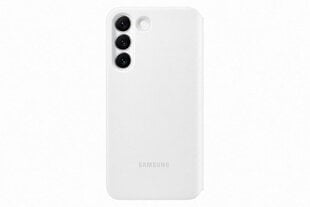 "Samsung Clear View" dangtelis "Galaxy S22", baltas EF-ZS901CWEGEE kaina ir informacija | Telefono dėklai | pigu.lt