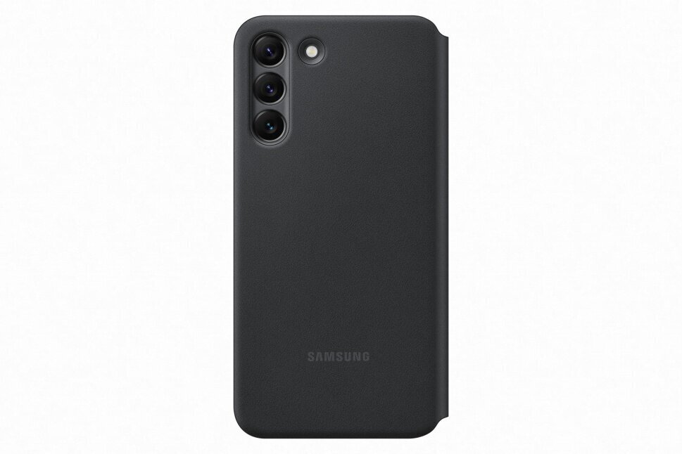 Smart LED View Cover for Samsung Galaxy S22 Plus, Juodas цена и информация | Telefono dėklai | pigu.lt