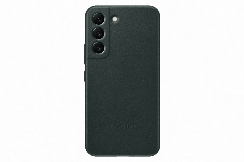 VS906LGE Leather Cover for Samsung Galaxy S22 Plus Green kaina ir informacija | Telefono dėklai | pigu.lt