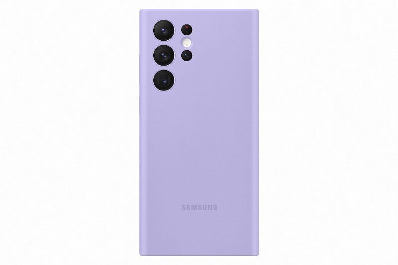 "Samsung" silikoninis dangtelis "Galaxy S22 Ultra lavender" EF-PS908TVE kaina ir informacija | Telefono dėklai | pigu.lt