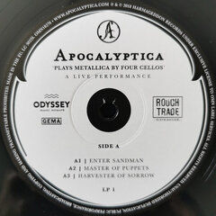 Apocalyptica - Plays Metallica By Four Cellos A Live Performance, 2LP, vinilo plokštės, 12" kaina ir informacija | Vinilinės plokštelės, CD, DVD | pigu.lt