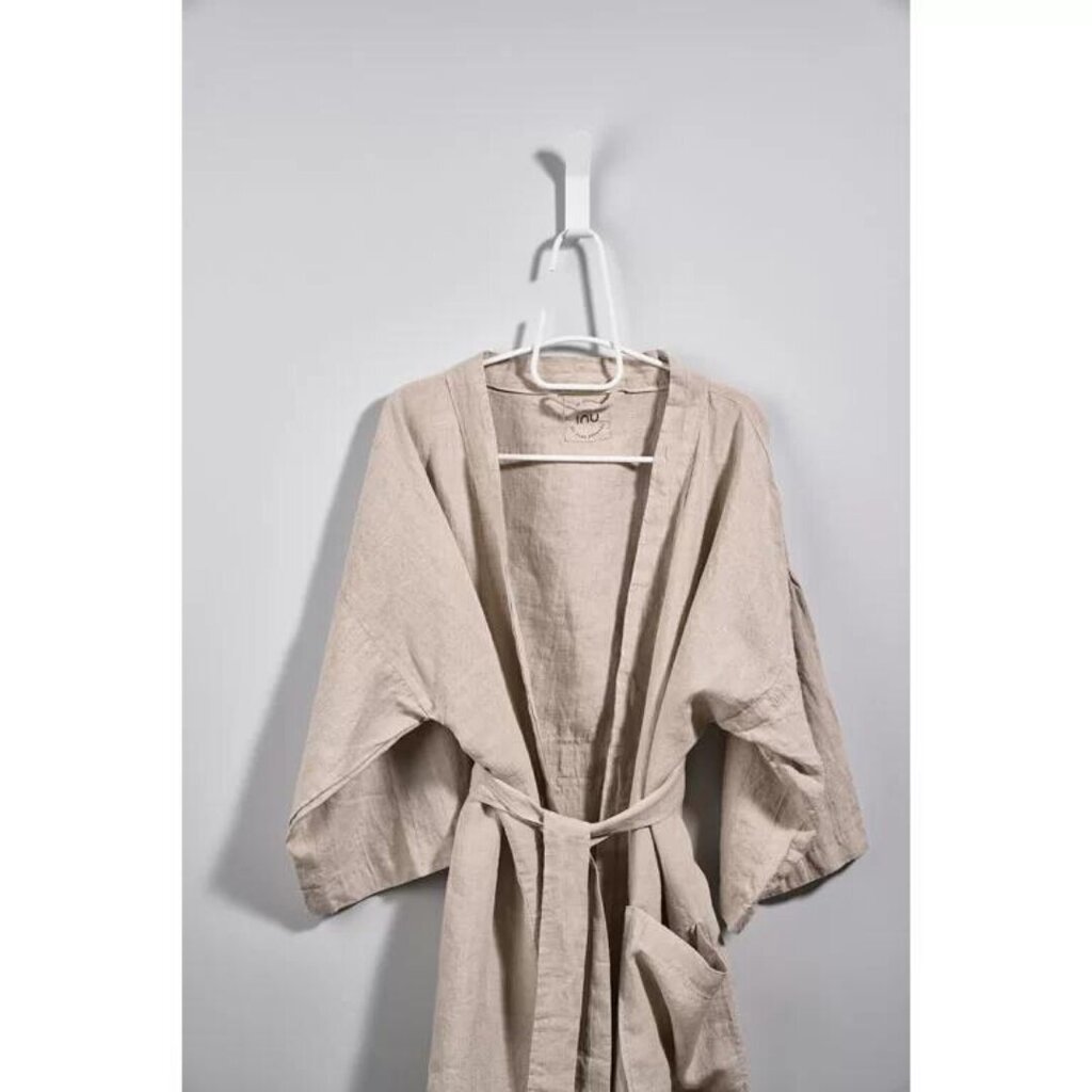 Chalatas-Kimono Zone Inu 13062, šviesiai rudas kaina ir informacija | Chalatai moterims | pigu.lt