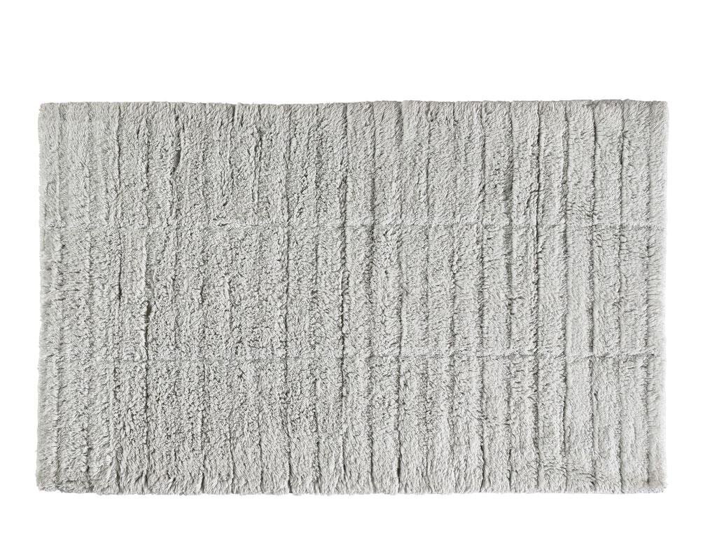 Vonios kilimėlis Zone Tiles Soft, pilkas, 80 x 50 cm kaina ir informacija | Vonios kambario aksesuarai | pigu.lt