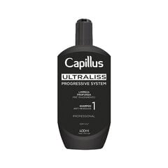 Набор для процедуры выпрямления волос Capillus Ultraliss Nanoplastia, 3x400 мл цена и информация | Средства для укладки волос | pigu.lt