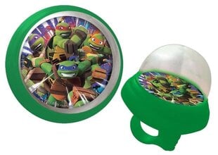 Dviračio skambutis Ninja Turtles, žalias kaina ir informacija | Dviračių skambučiai, signalai | pigu.lt