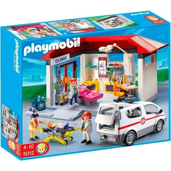 Klinika su greitosios pagalbos automobilis Playmobil 5012 kaina ir informacija | Konstruktoriai ir kaladėlės | pigu.lt