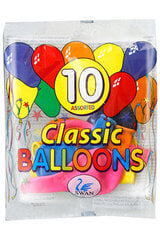 Klasikiniai balionai 10 vnt., įvairių spalvų kaina ir informacija | Balionai | pigu.lt