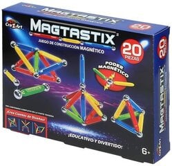 Magnetinės lazdelės Magtastix, 20 vnt. kaina ir informacija | Konstruktoriai ir kaladėlės | pigu.lt