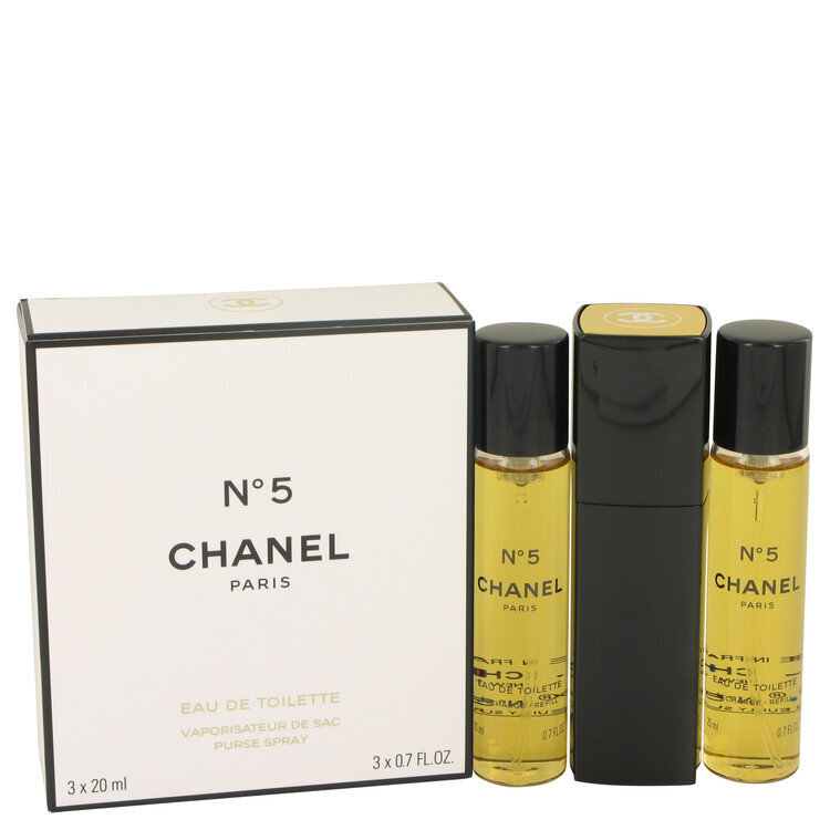 Tualetinis vanduo Chanel N°5 EDT moterims 3 x 20 ml kaina ir informacija | Kvepalai moterims | pigu.lt